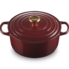 Cast Iron Signature Round CasseroleGarnet image number 2